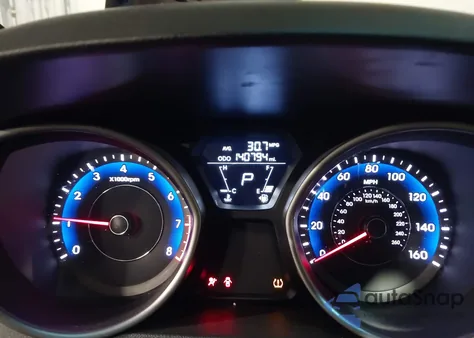 2013 Hyundai Elantra Limited из США, поврежденный, VIN KMHDH4AE9DU838498